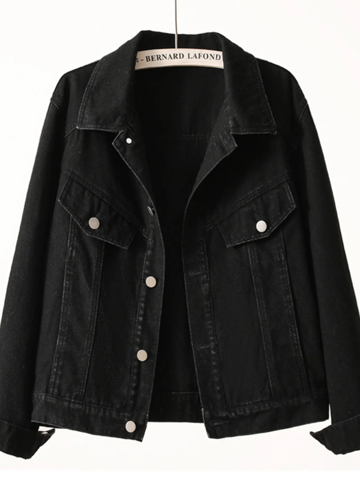Button Up Long Sleeve Denim Jacket