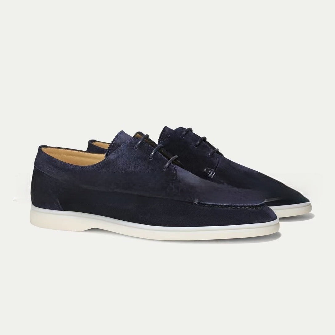 Men's Casual Suede Lace-Up Shoes