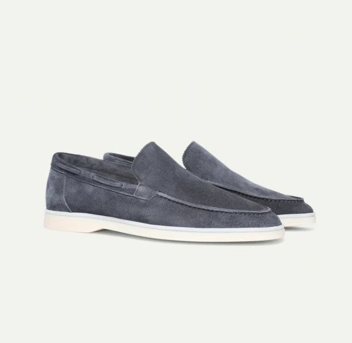 Men's Matte Suede Slip-On Loafers