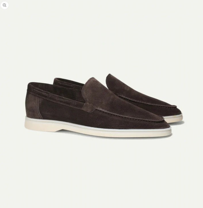 Men's Matte Suede Slip-On Loafers