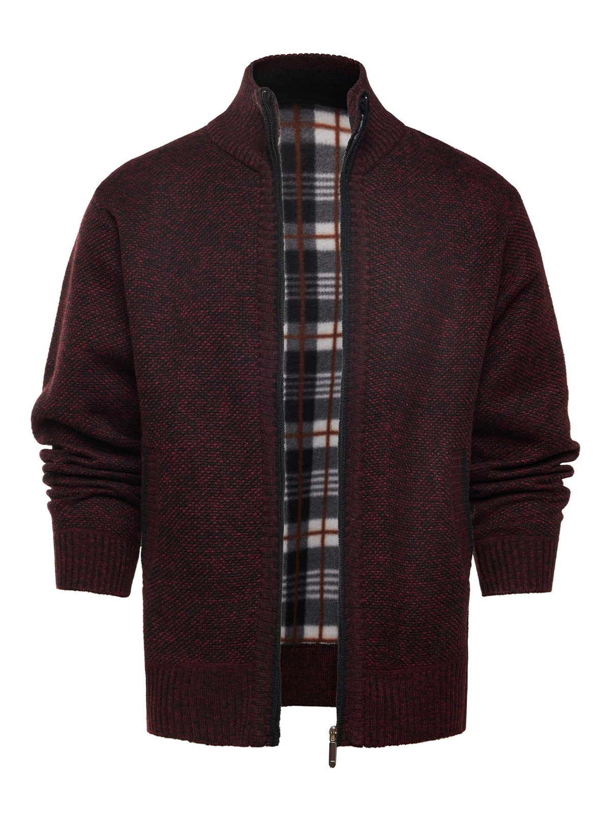 Wholesale Amazon 25 Cross-border Amazon Autumn And Winter Men's High Collar Velvet Thick Sweater Trend Slim Casual Wool