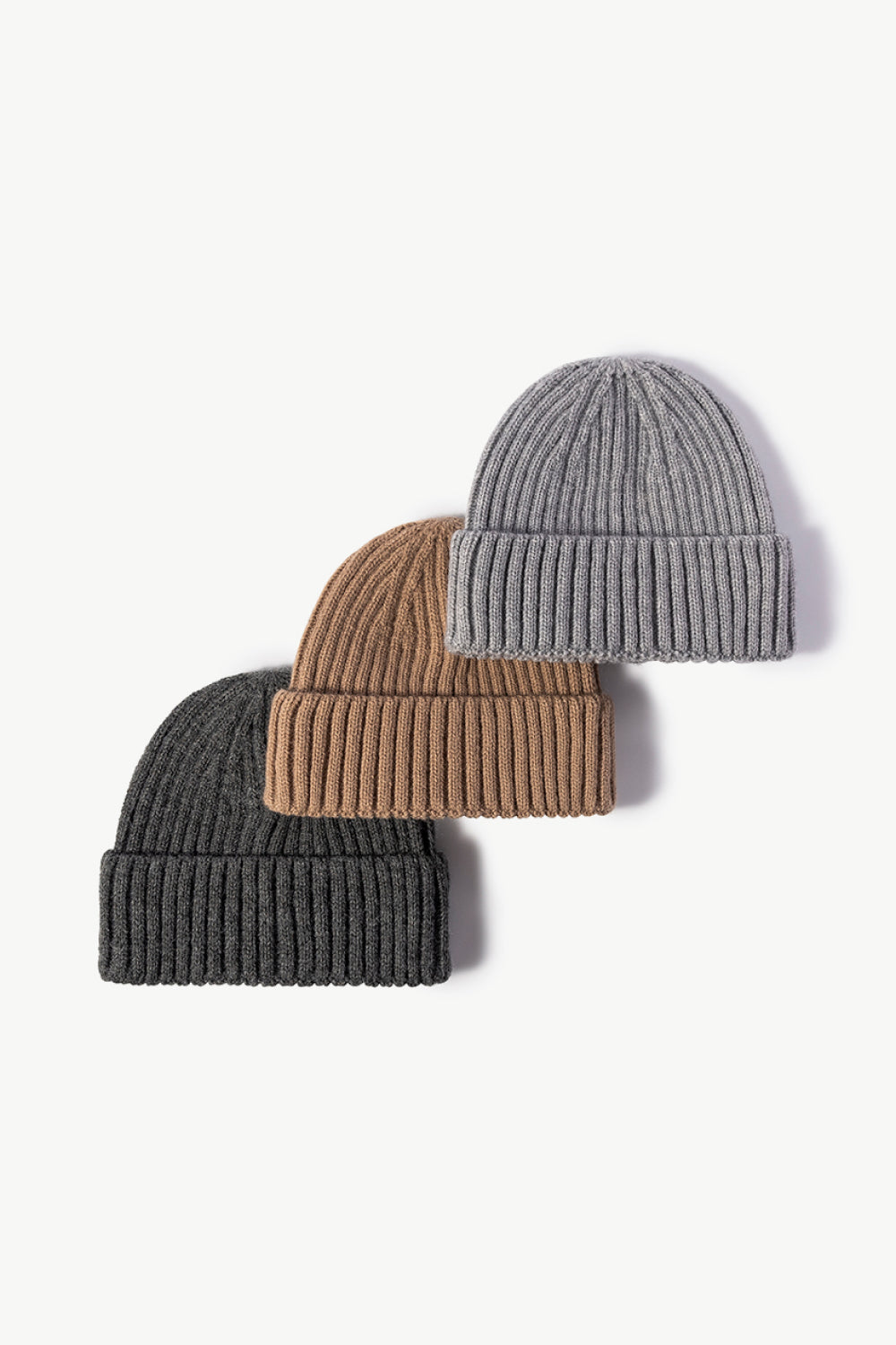 Gorro de punto de canalé