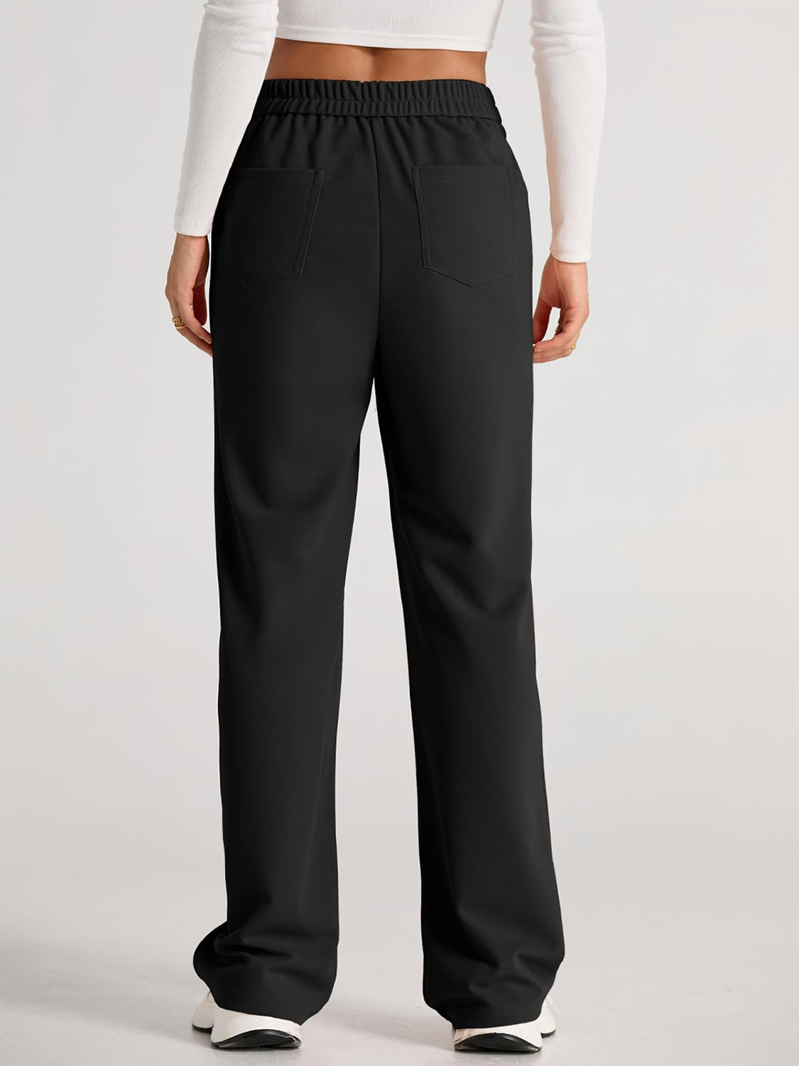 Pantalón ancho de talle alto