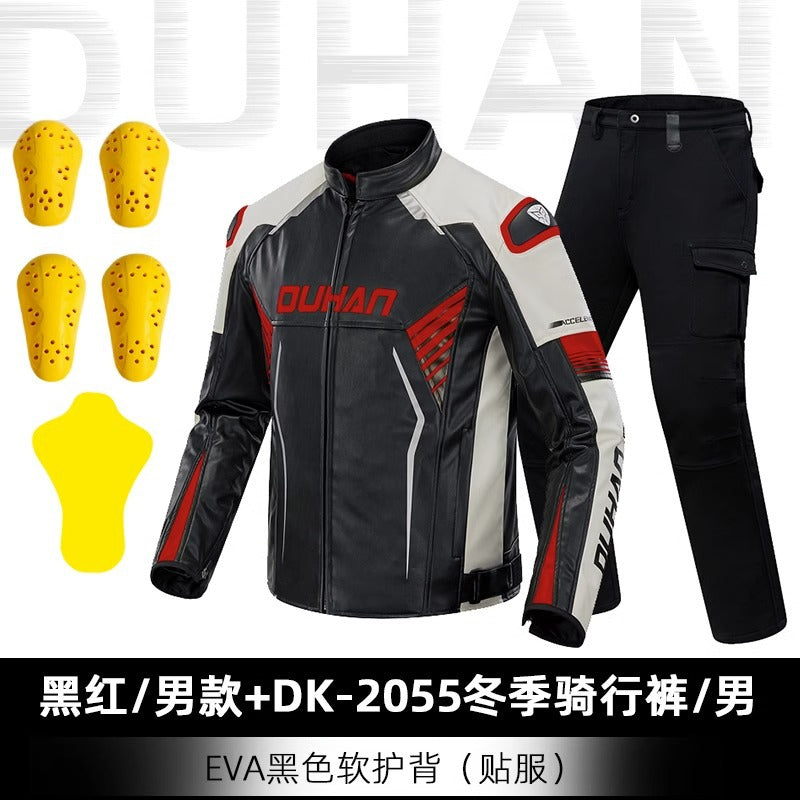 Duhan Motorcycle Jacket and Pants Winter Riding Gear
