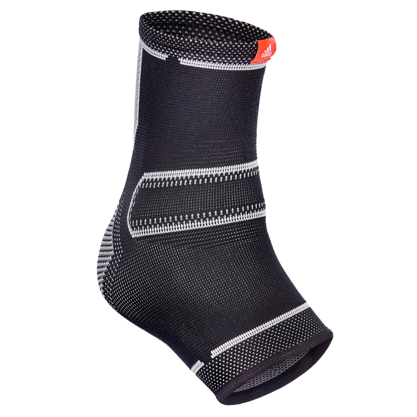 adidas Ankle Support Sleeve for Training Competitions and Recovery Support - Ergonomic Design with Structured Reinforcement and Breathable Material - For All Fitness Levels - Black Large