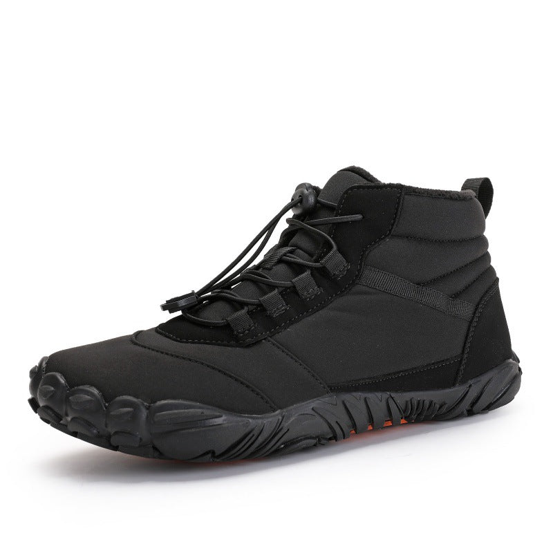 Fleece-lined Waterproof Snow Boots