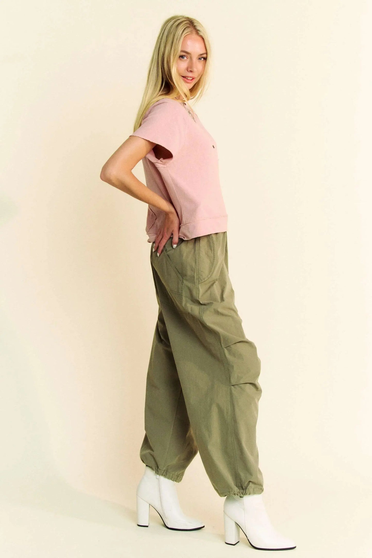 Knit Short Sleeve Top - Breezy Fabric - Casual T-Shirt
