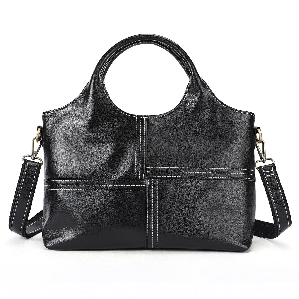 Women's First Layer Cowhide Travel Bag