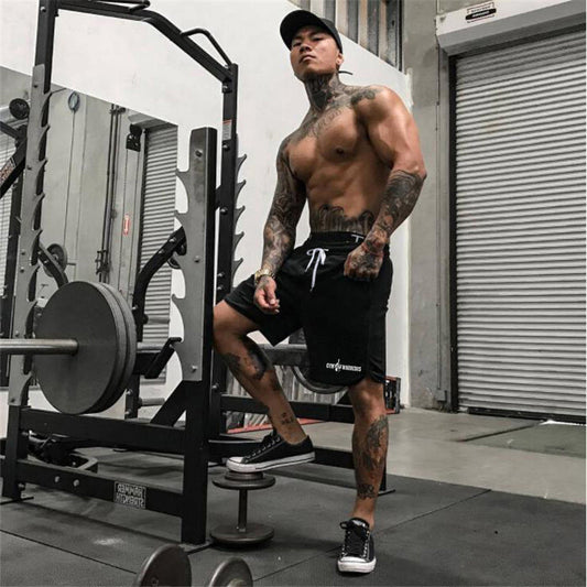 Pantalones Cortos de Malla de Secado Rápido para Fitness