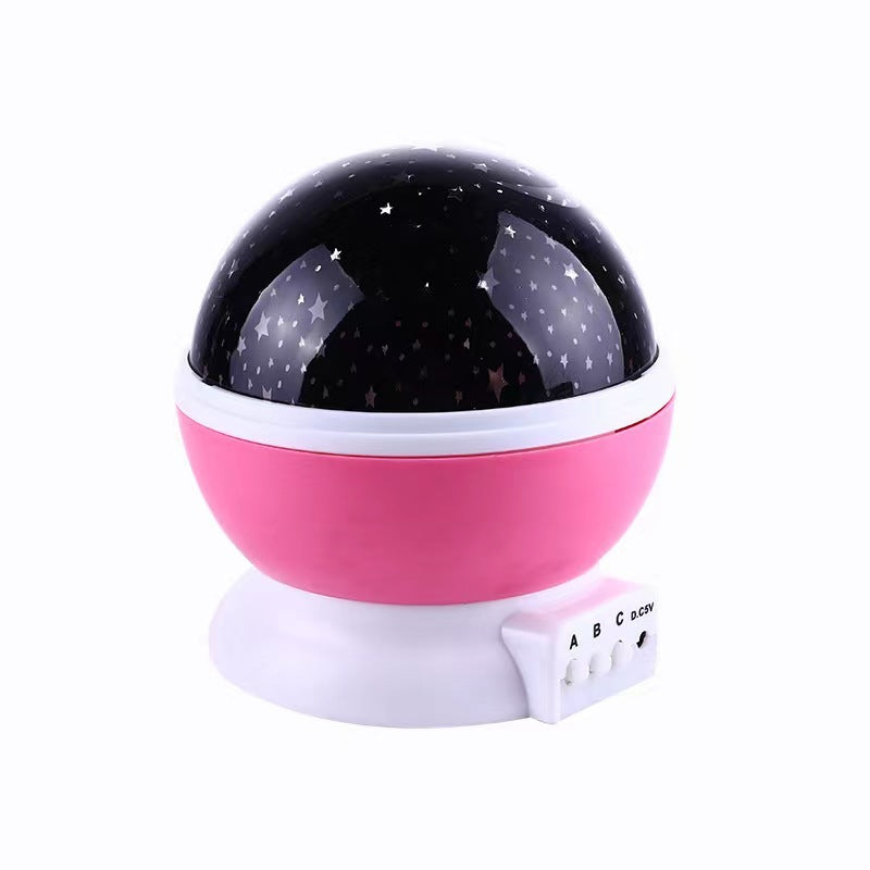 Colorful Spherical Rotating Star Projection Lamp Children's Toys