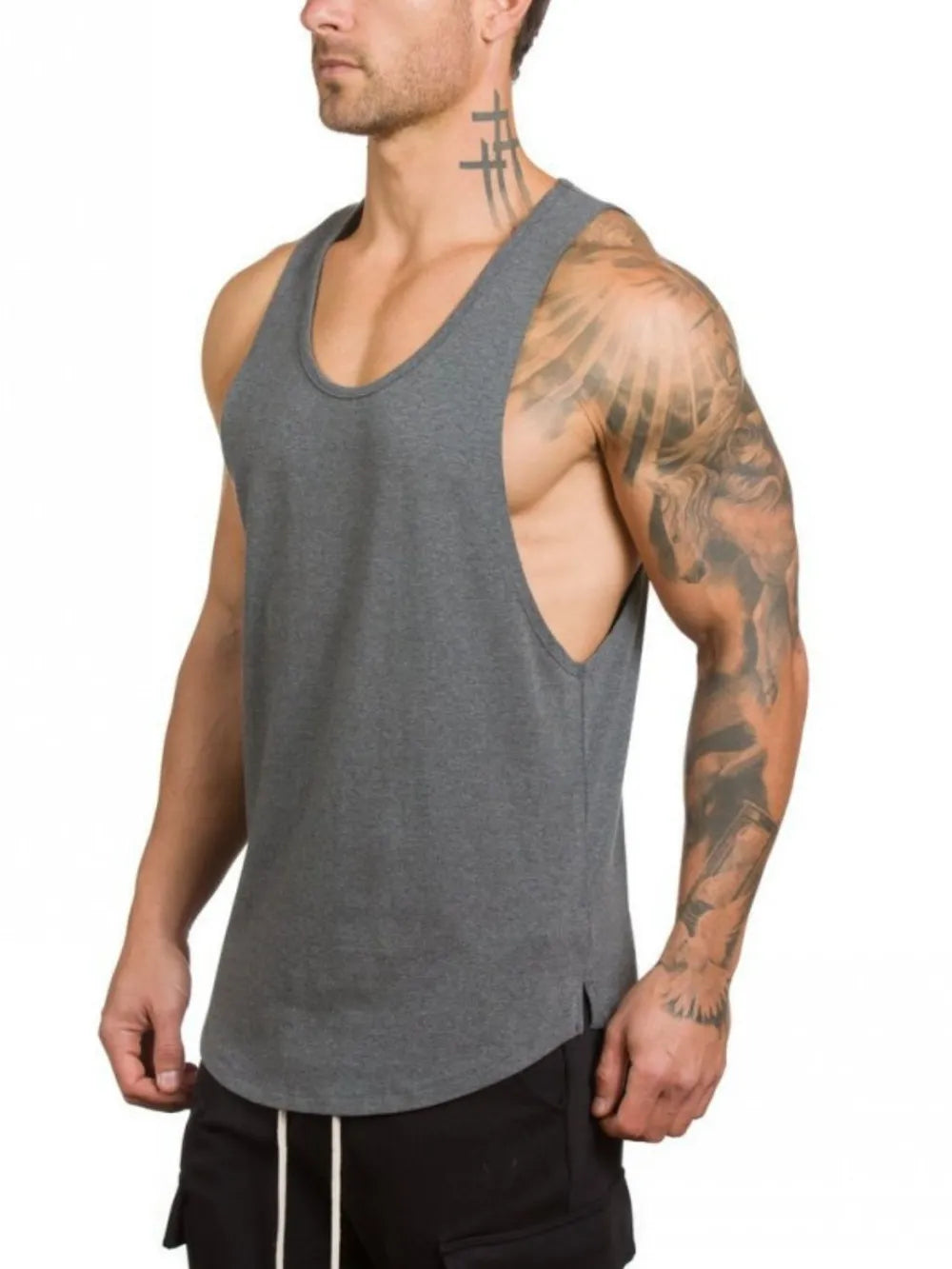 Camiseta de tirantes anchos para hombre