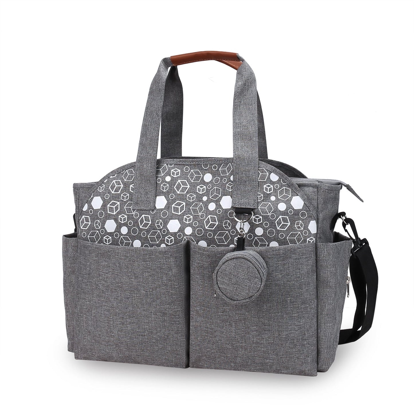 Printed Geometry Pacifier Bag for Mother and Baby