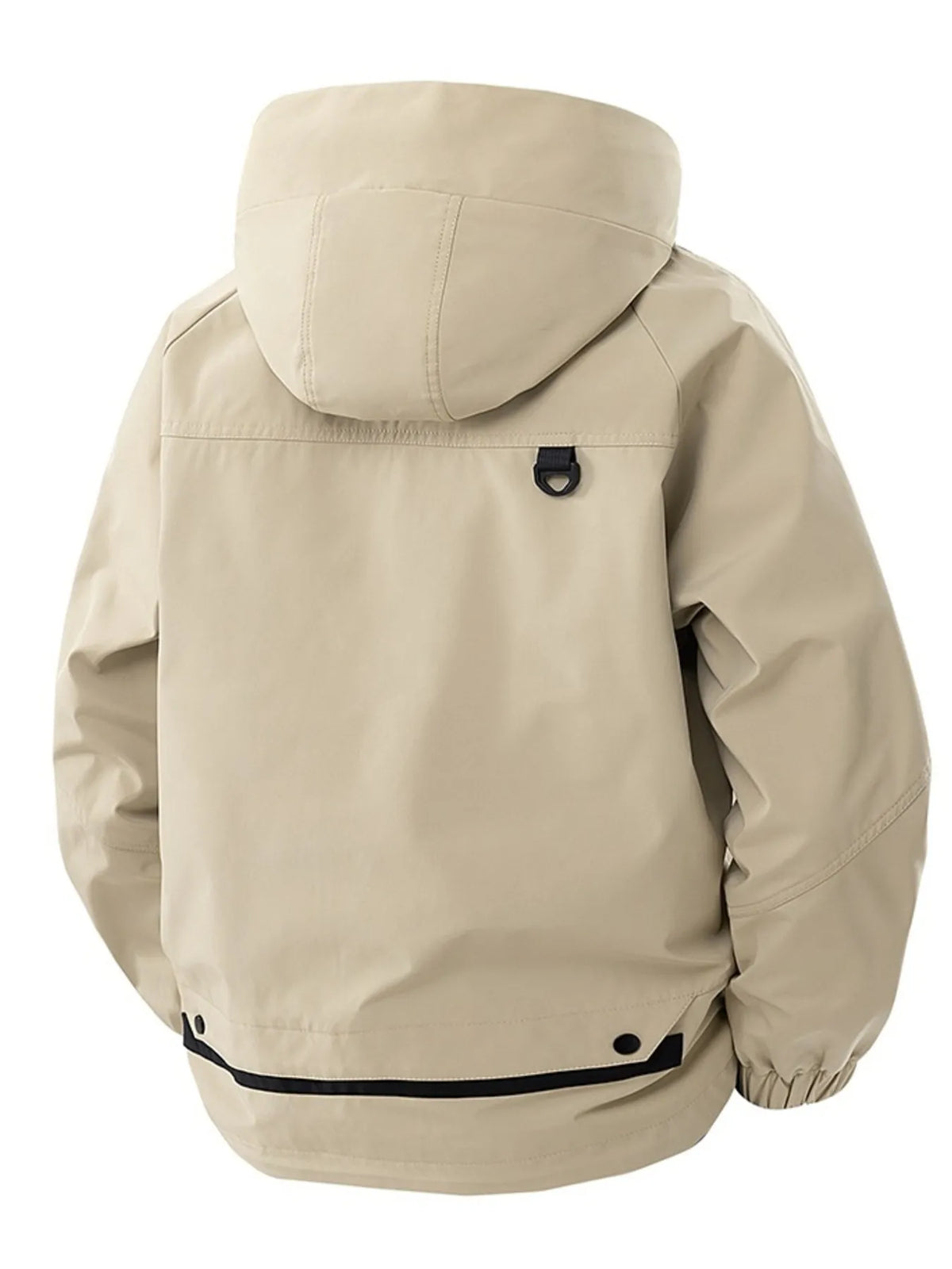 Men's Full Size Zip Up Long Sleeve Hooded Jacket Plus Size