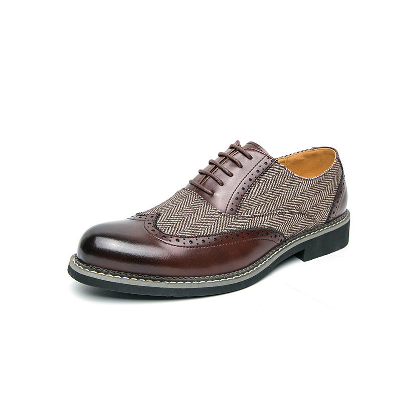 Men's Brogue Casual Formal Slippers