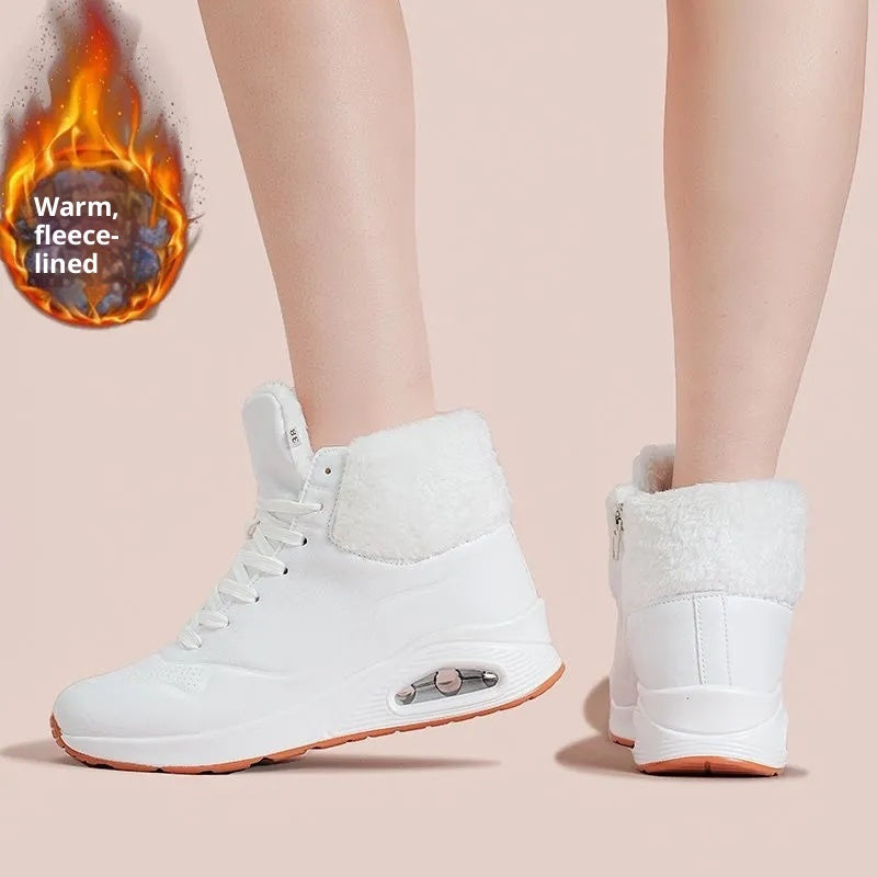 Women's Warm Fleece-lined Thick-soled Snow Boots