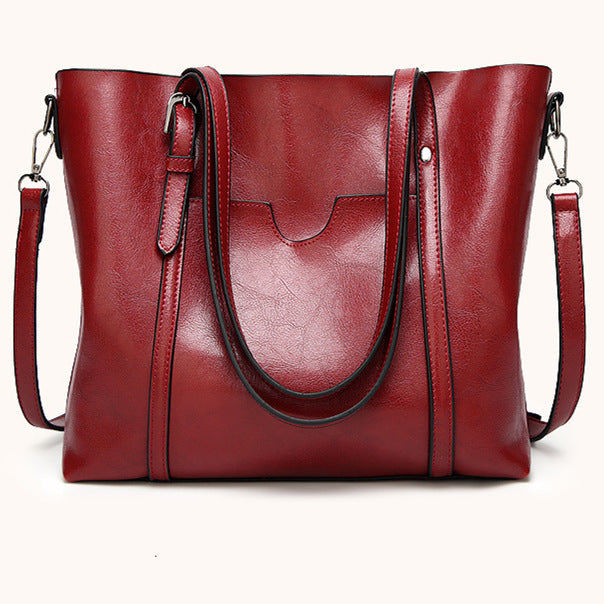 Large-Capacity Soft Slouchy Tote Bag