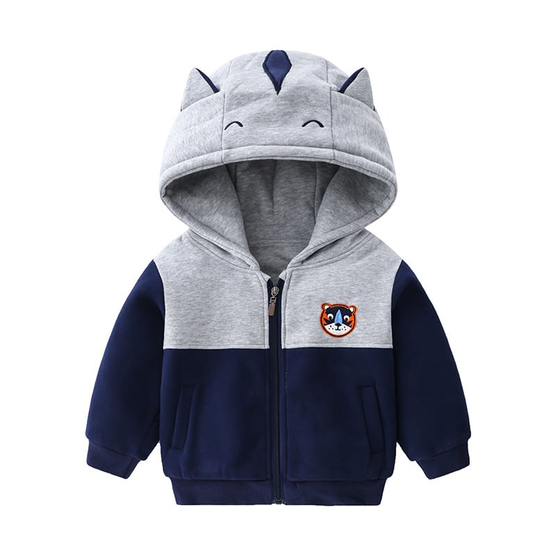 Simple Padded Hooded Jacket for Kids
