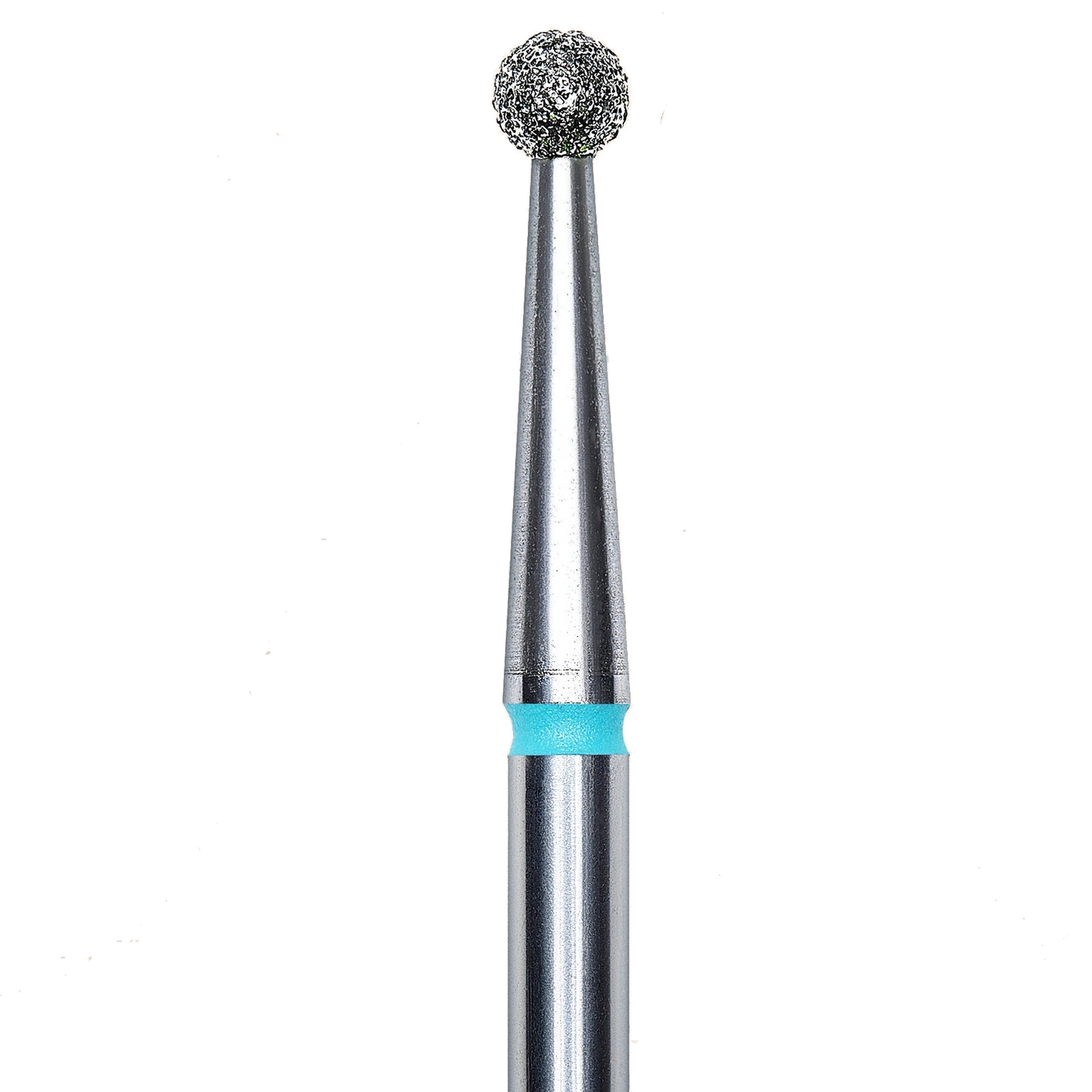 DIAMOND NAIL DRILL BIT, "BALL", BLUE, HEAD DIAMETER 2.5MM (FA01B025) - STALEKS™