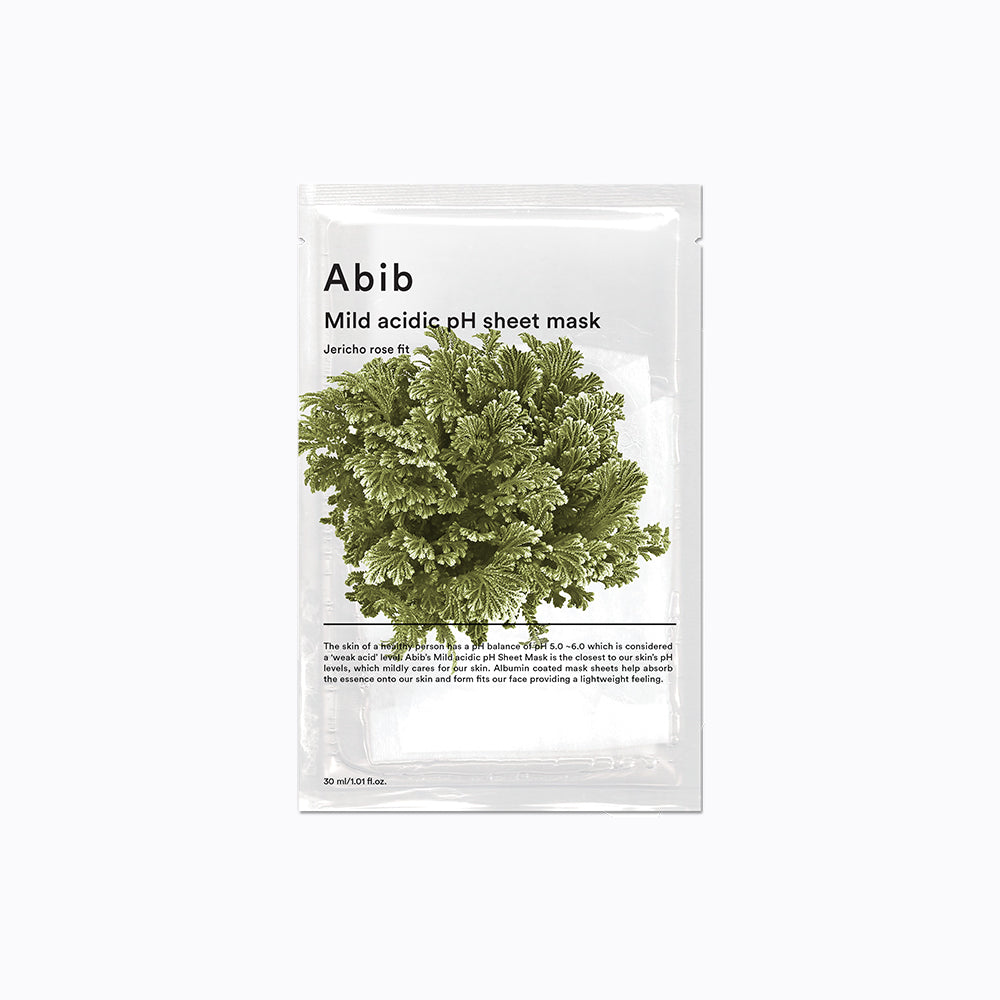Abib Mild Acidic pH Sheet Mask Jericho Rose Fit 30ml X 10ea