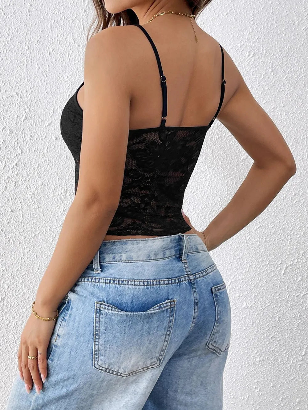 Lace Scoop Neck Cami