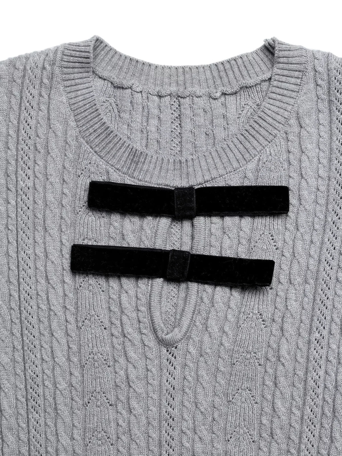 Cable Knit A-Line Sweater Dress