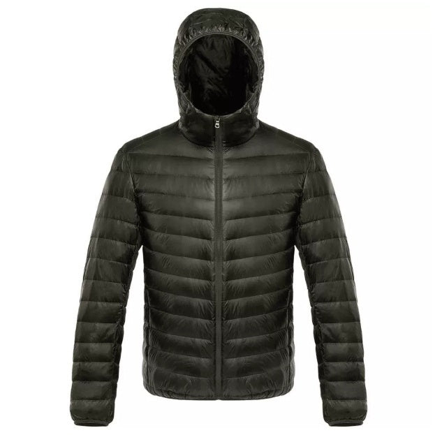 Hooded Winter Coat Plus-size Men's Wear