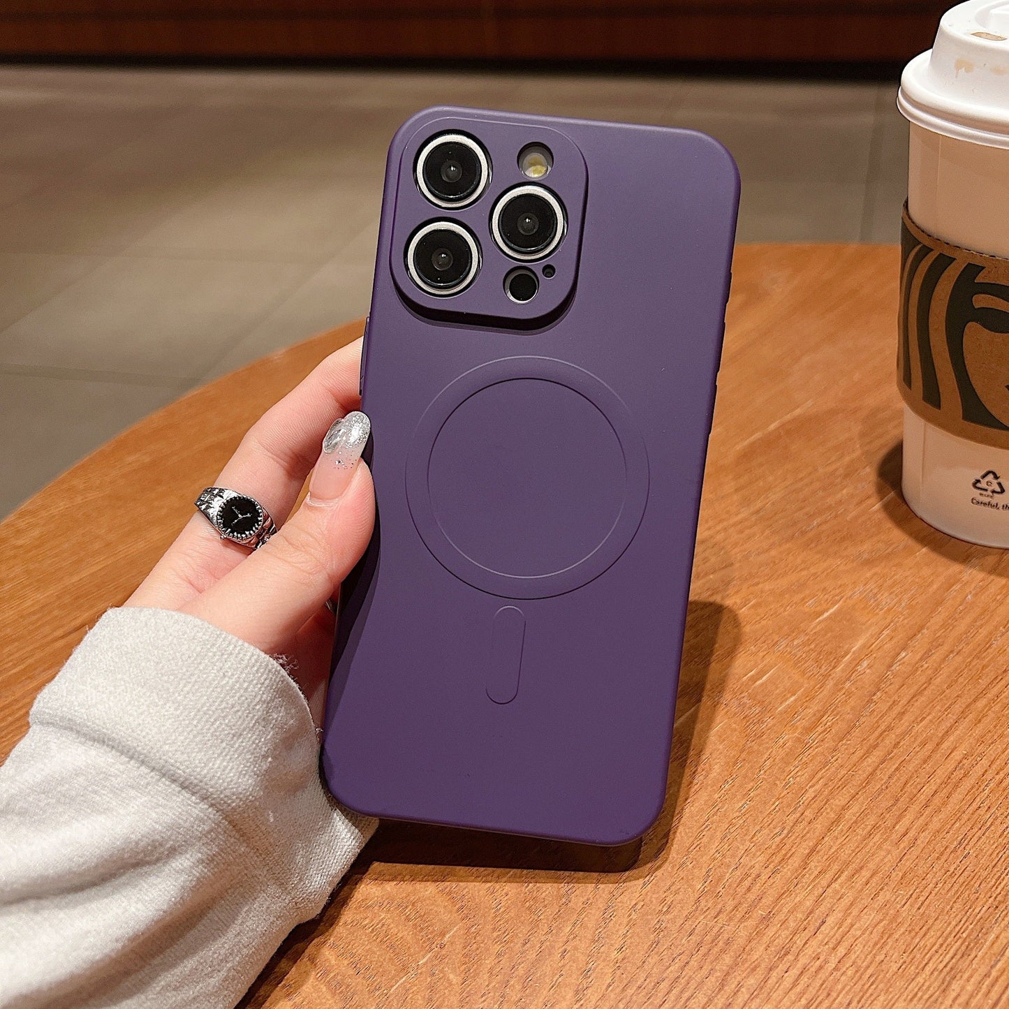 Liquid Silicone Magnetic Phone Case