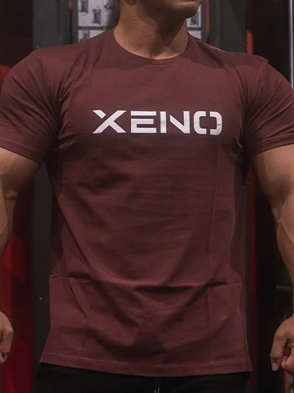 Camiseta de manga corta y cuello redondo de talla grande para hombre