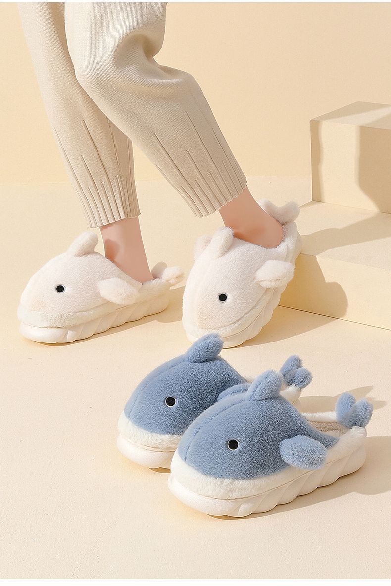 Household Warmth Shark Slippers