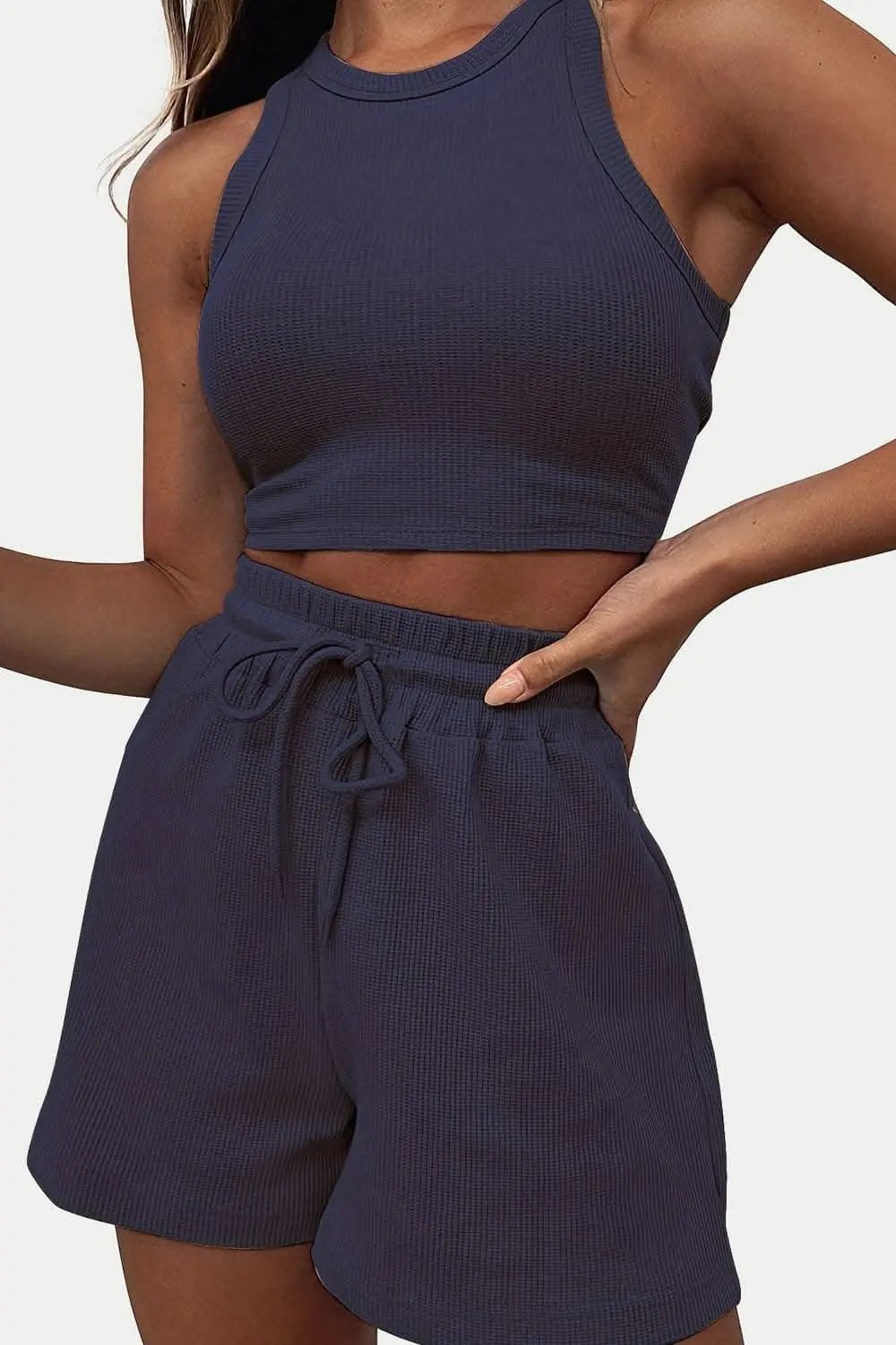 Trendsi Two-Piece Sets - Stylish Top & Shorts Set - Premium Quality