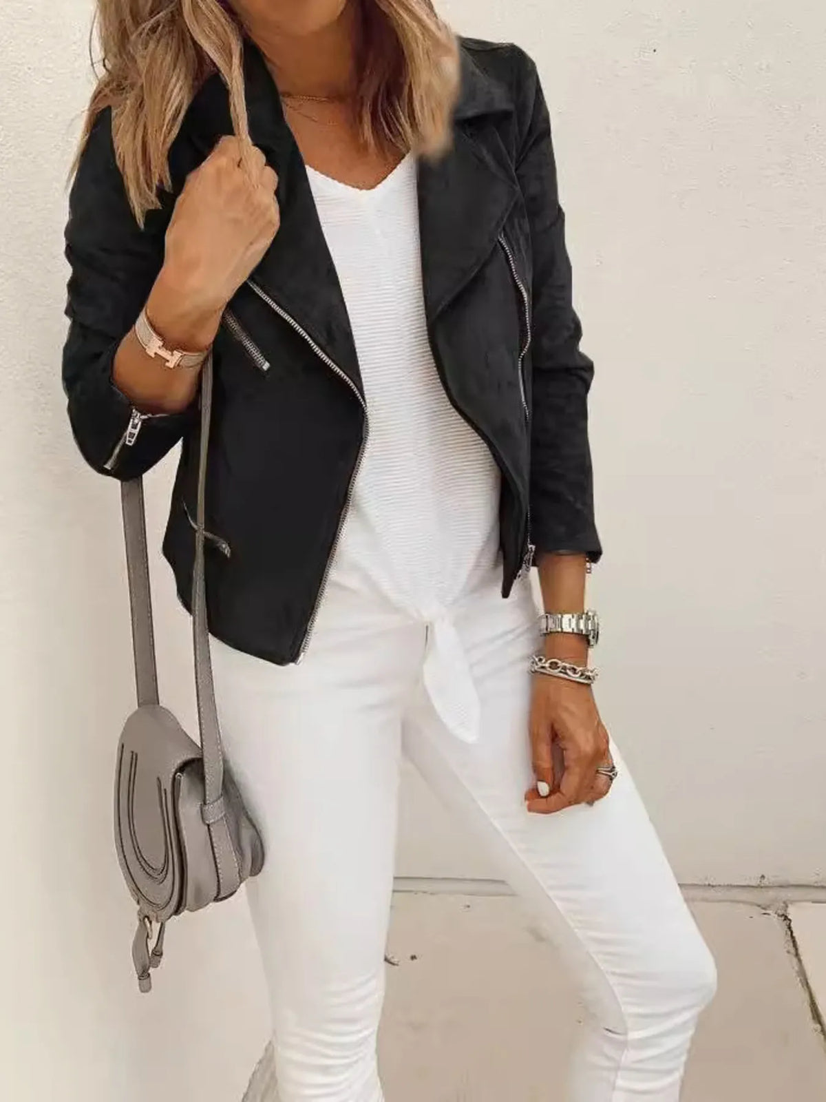 Zip Up Long Sleeve Jacket