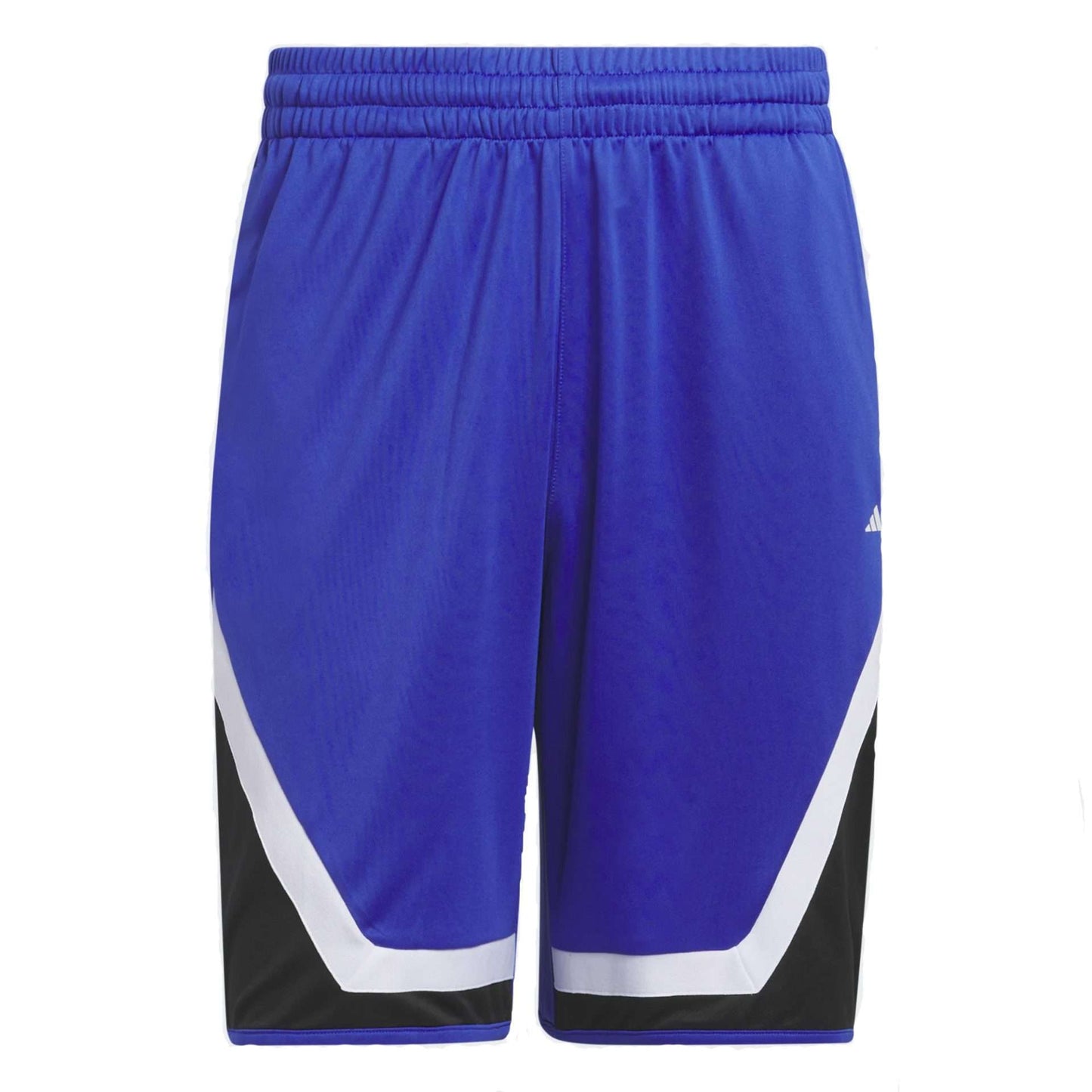adidas Men's Pro Block Basketball Shorts - Semi Lucid Blue / White