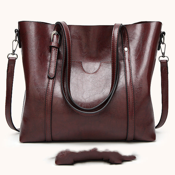 Large-Capacity Soft Slouchy Tote Bag