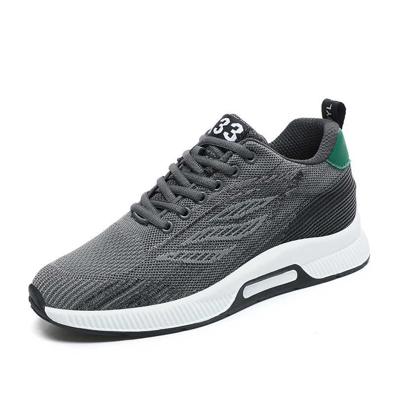 Men's Flyknit Breathable Height Increasing Sneakers