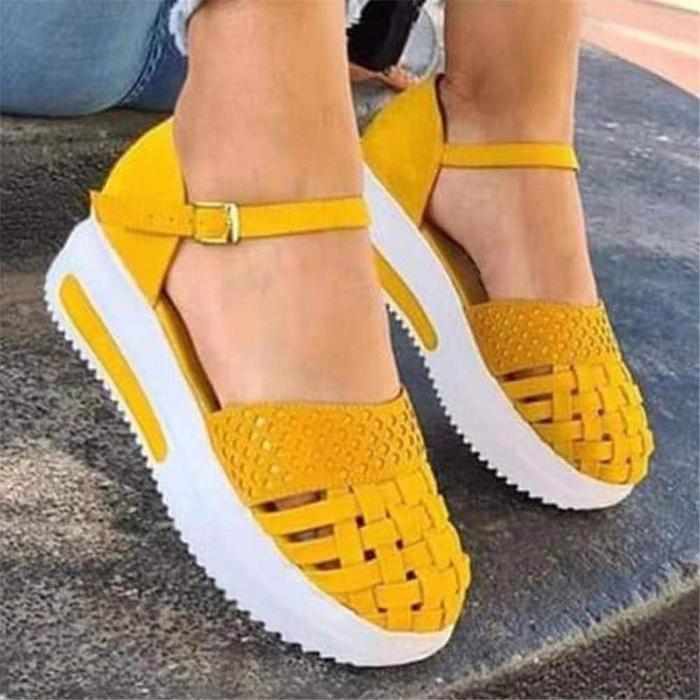 Women's Summer Fashion Thick Bottom Toe Cap Sandals