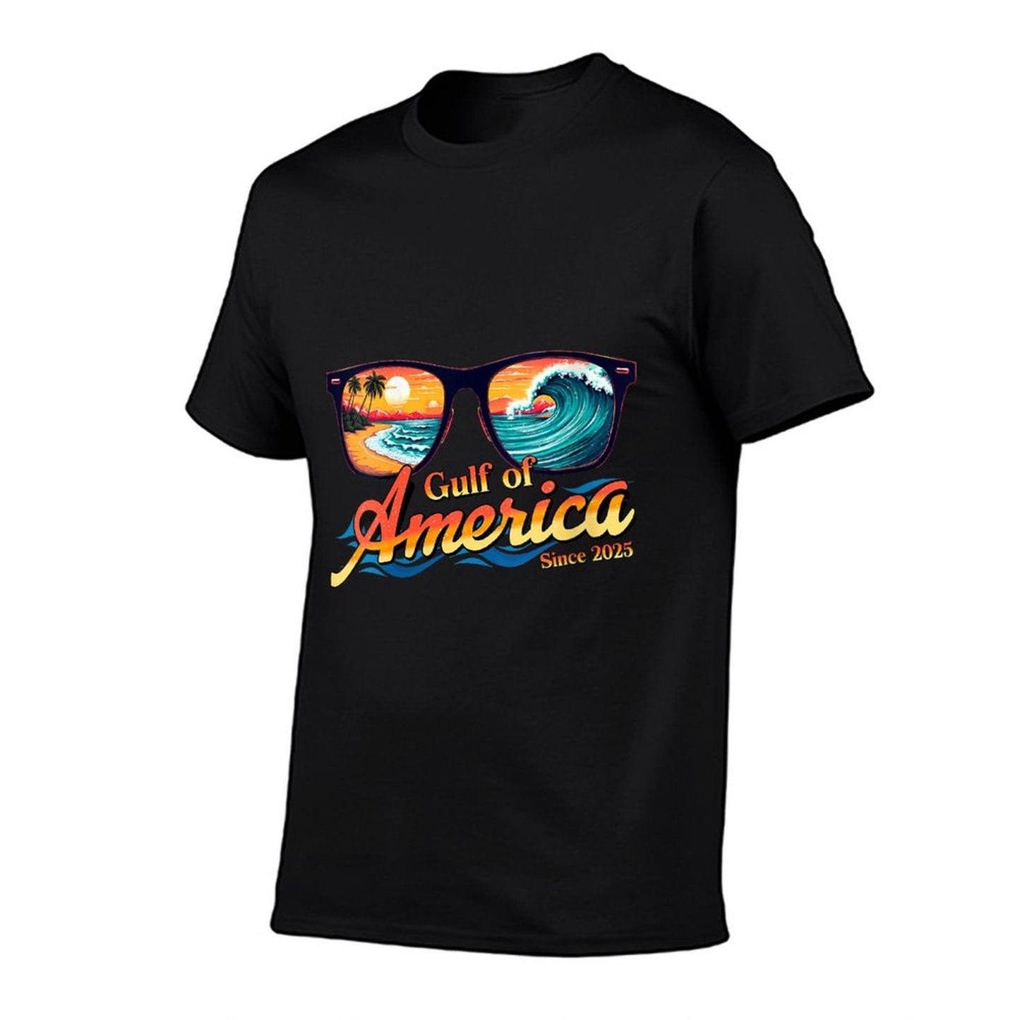 Womens Gulf Of USA America Sunglasses Welcome To America's Gulf V-Neck Classic T-Shirt