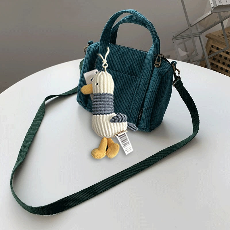 Mini Corduroy Travel Bag