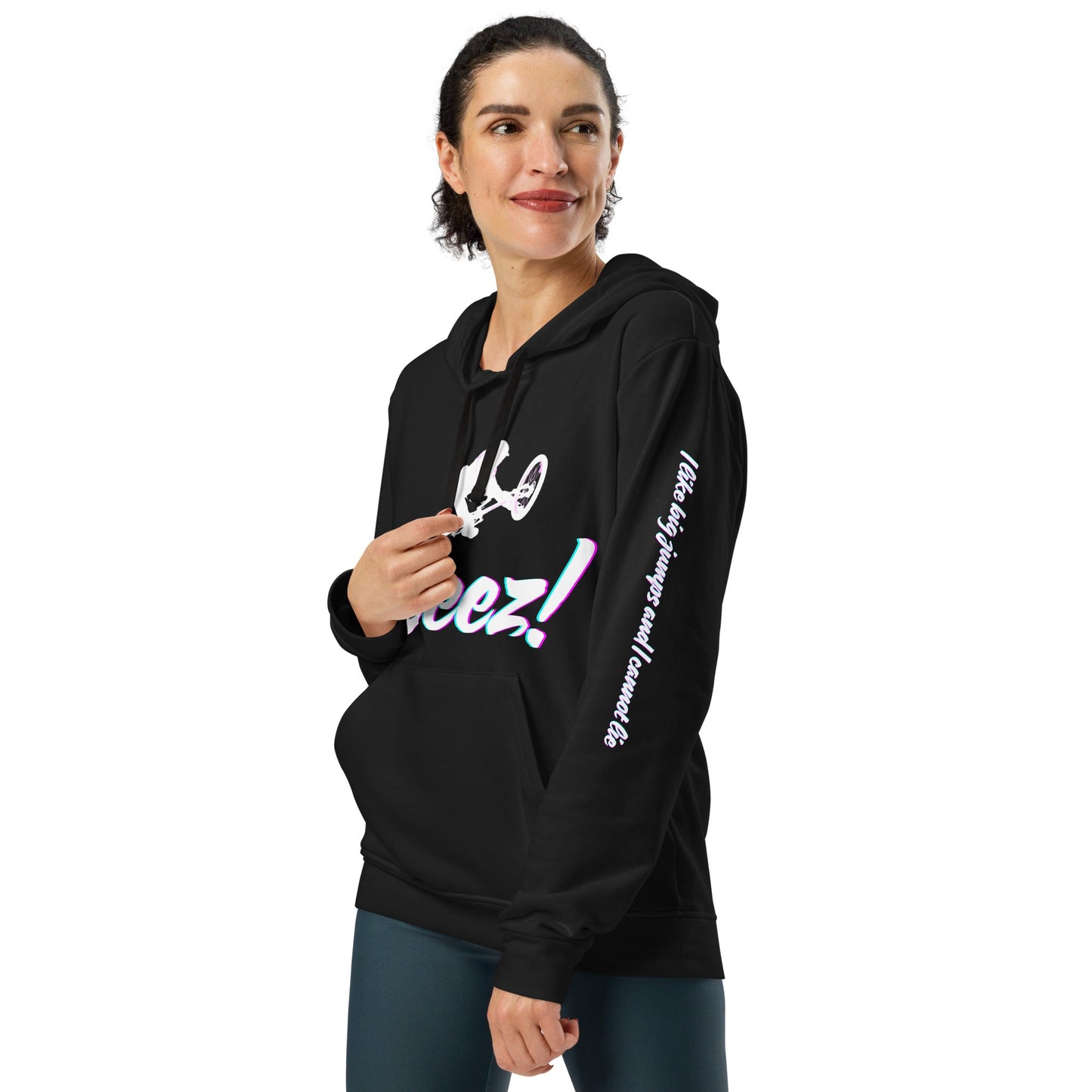 Steez! - Send it - super comfy - adidas fleece hoodie - I like big jumps and I cannot lie