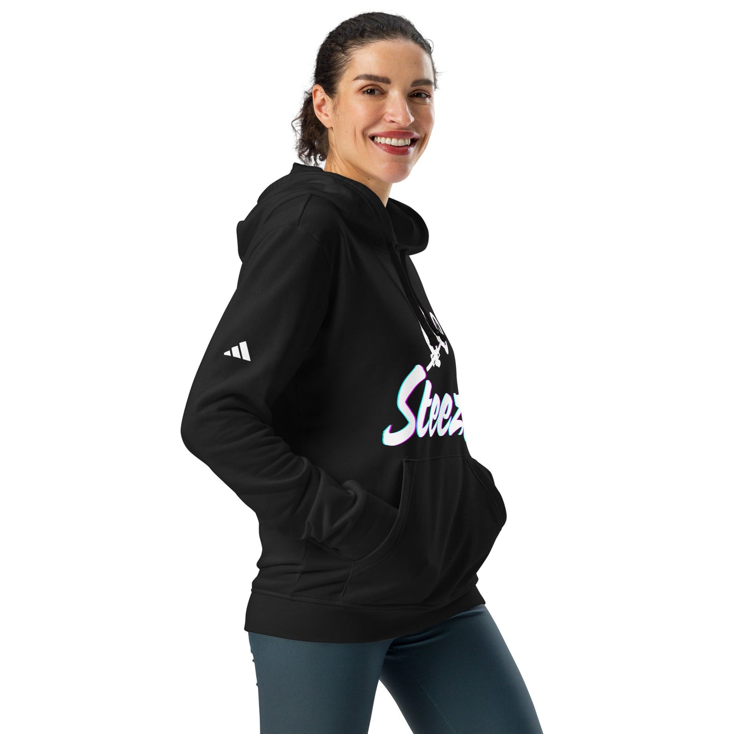 Steez! - Send it - super comfy - adidas fleece hoodie - I like big jumps and I cannot lie