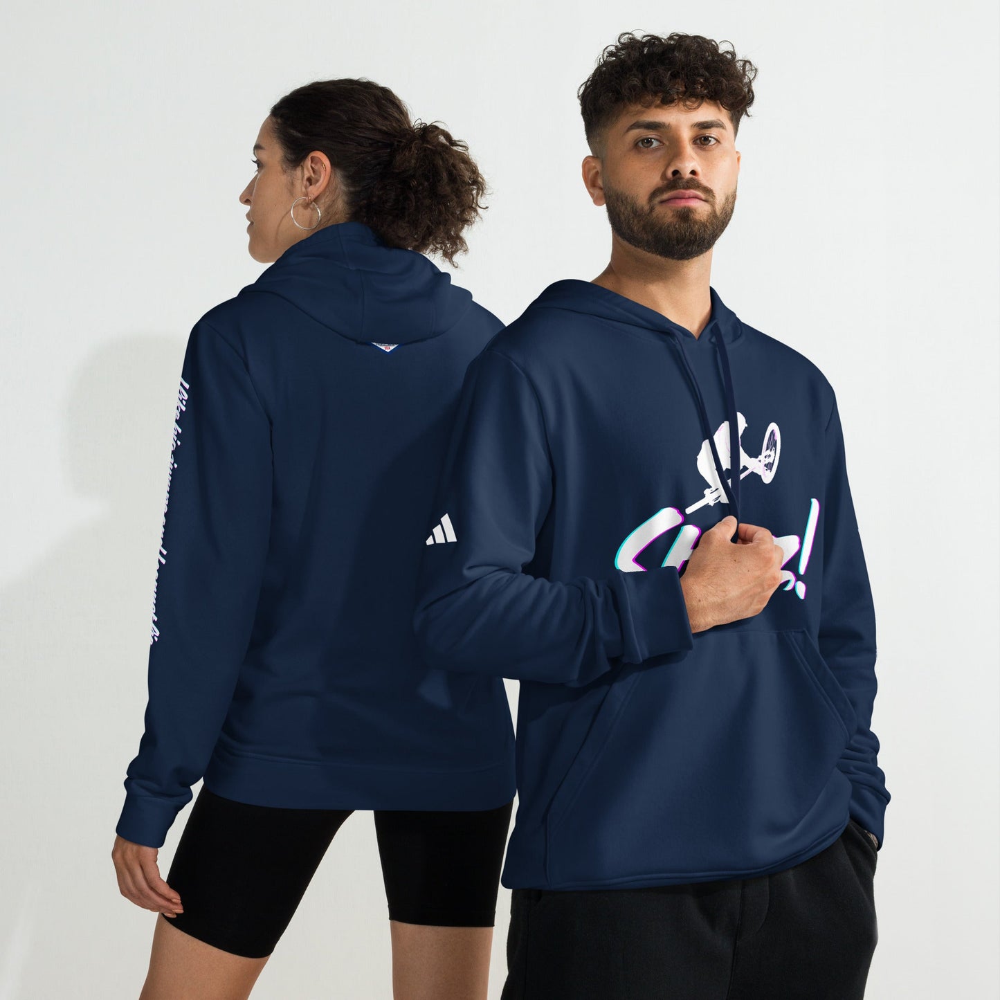 Steez! - Send it - super comfy - adidas fleece hoodie - I like big jumps and I cannot lie