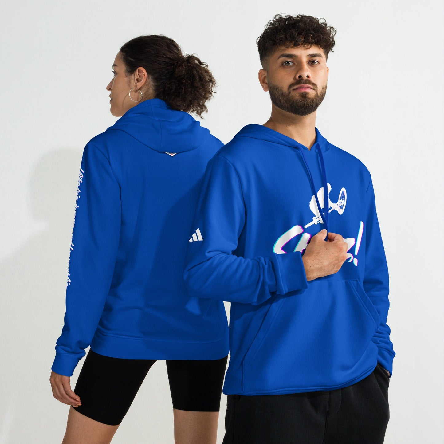 Steez! - Send it - super comfy - adidas fleece hoodie - I like big jumps and I cannot lie