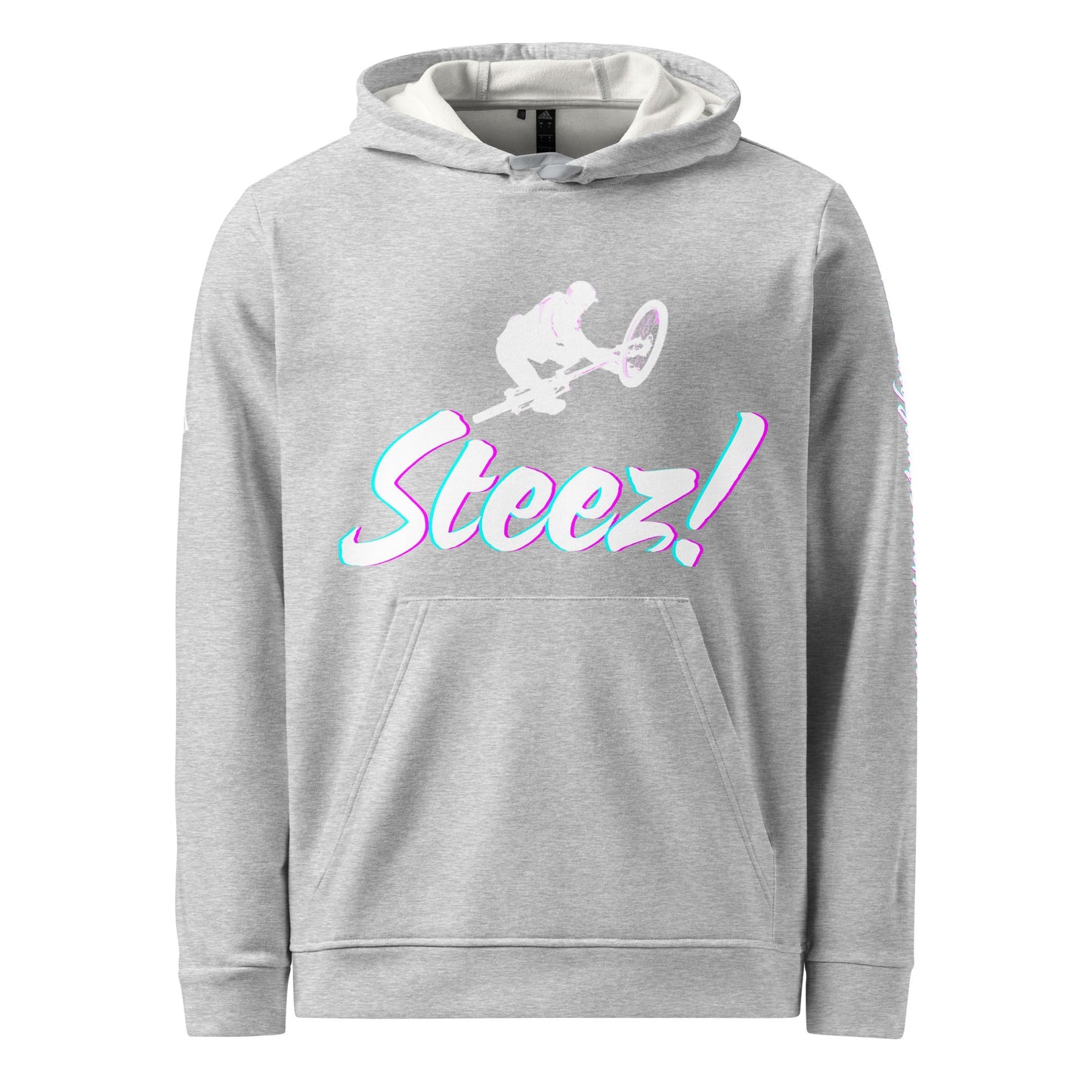 Steez! - Send it - super comfy - adidas fleece hoodie - I like big jumps and I cannot lie