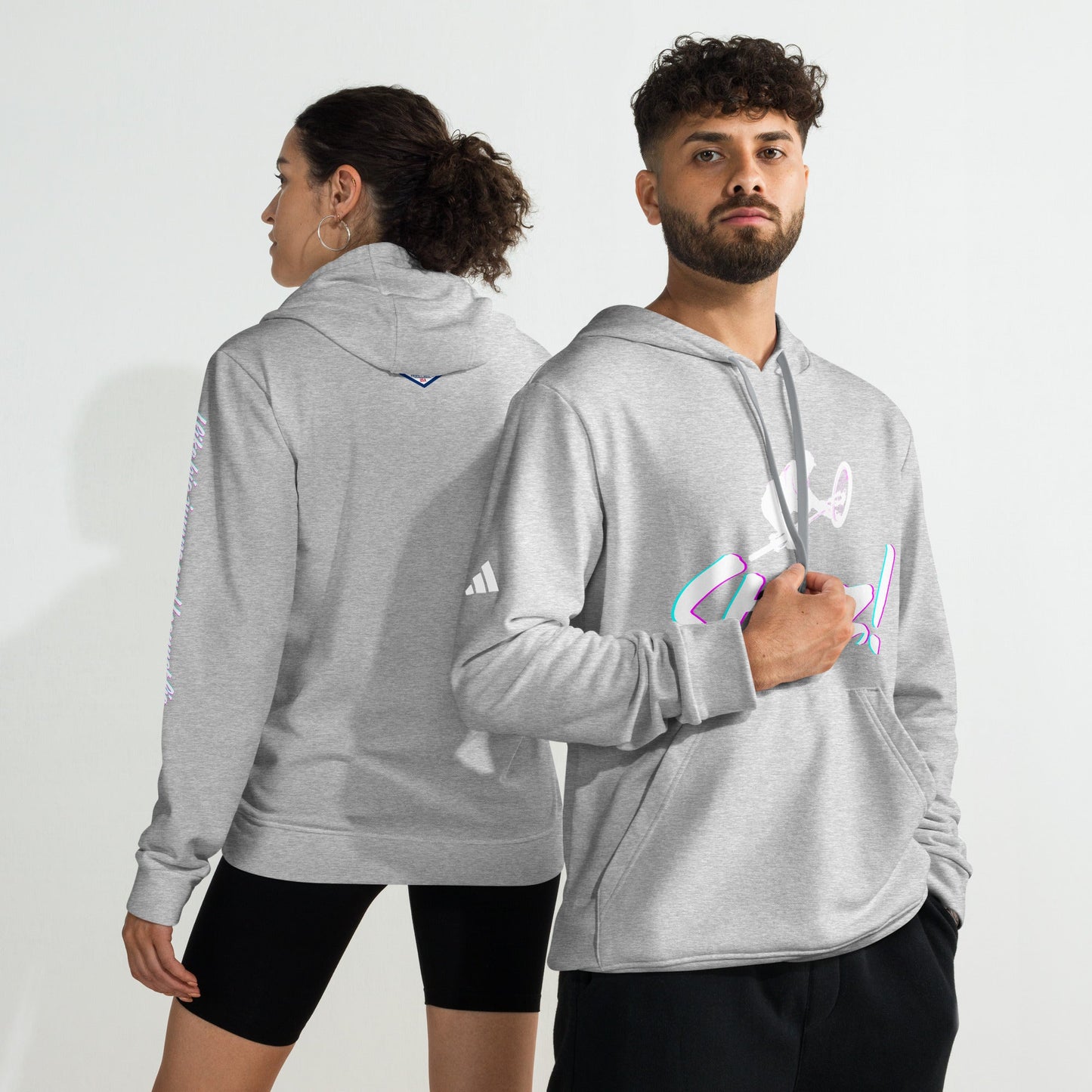 Steez! - Send it - super comfy - adidas fleece hoodie - I like big jumps and I cannot lie