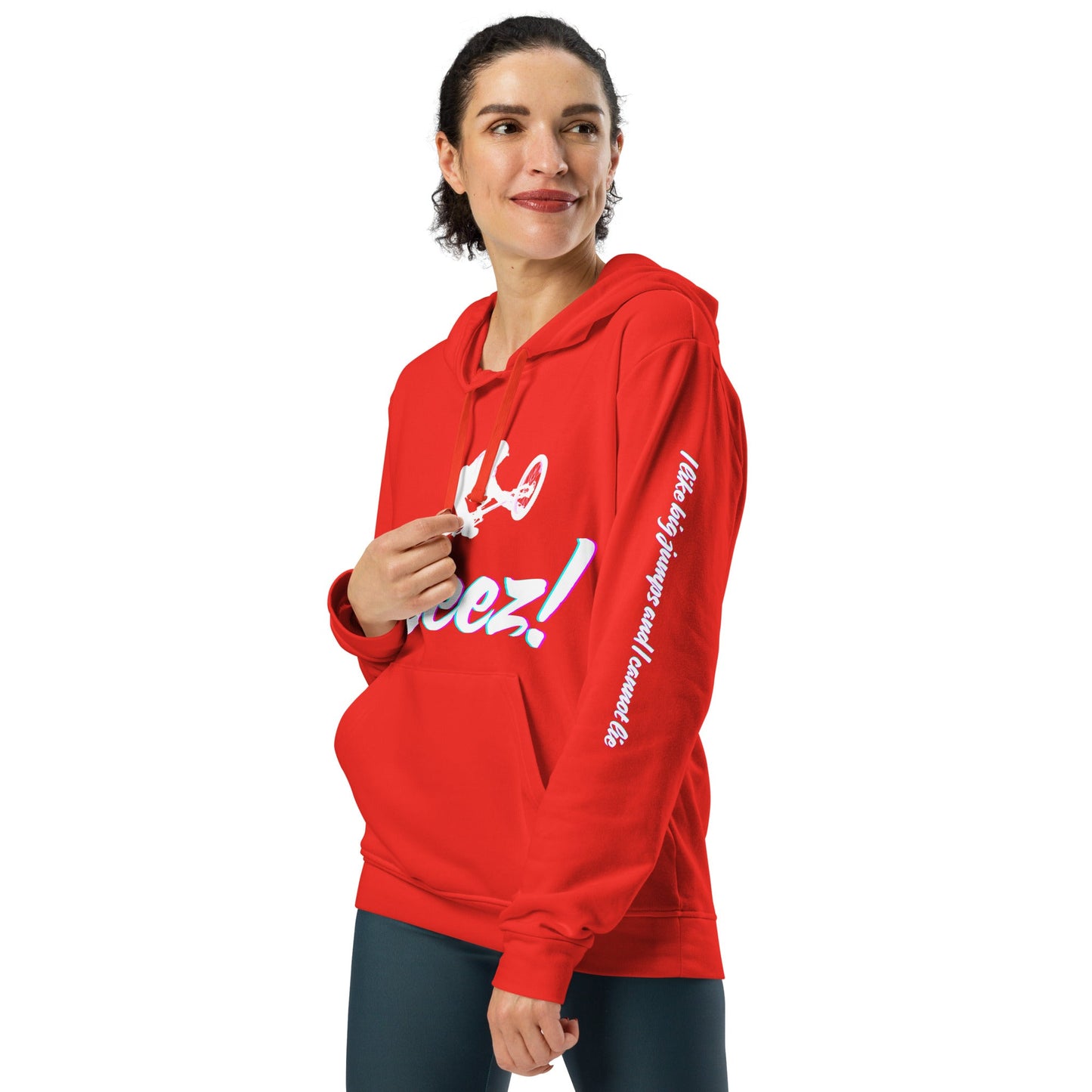 Steez! - Send it - super comfy - adidas fleece hoodie - I like big jumps and I cannot lie