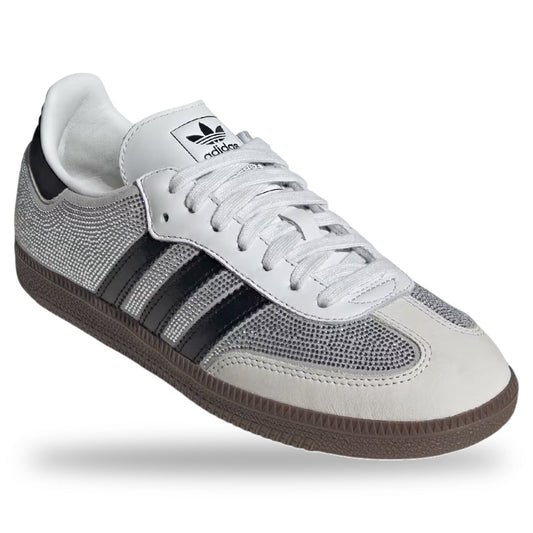 Adidas Samba OG Rhinestone Crystal White Silver (Women's)