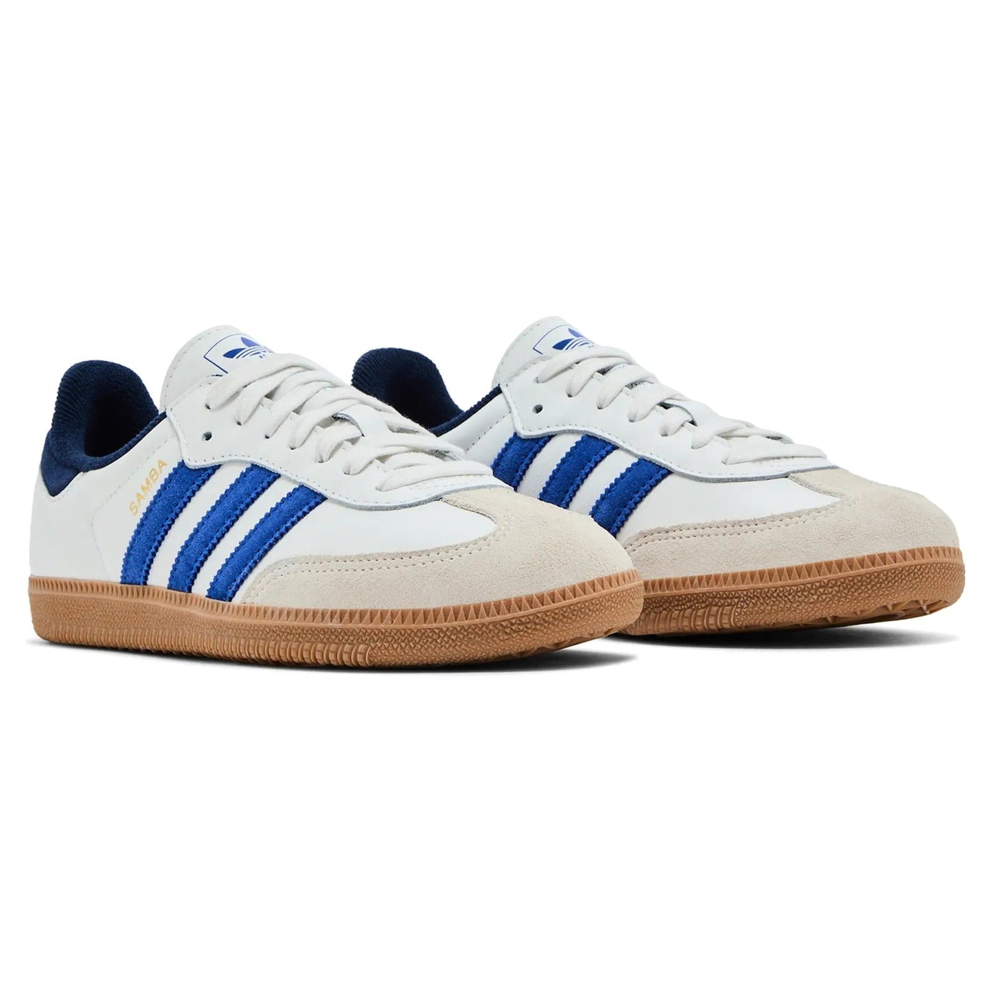 Adidas Samba OG White Royal Blue Night Indigo (Women's)