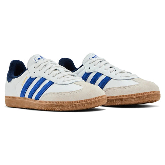 Adidas Samba OG White Royal Blue Night Indigo (Women's)