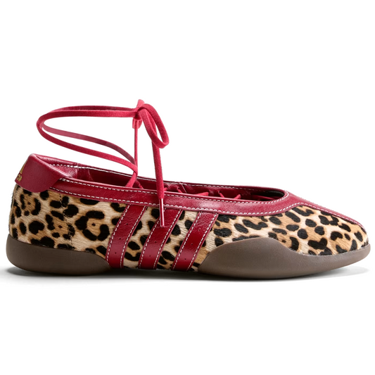 Adidas Taekwondo Mei Ballet Leopard Print Team Victory Red (Women's)