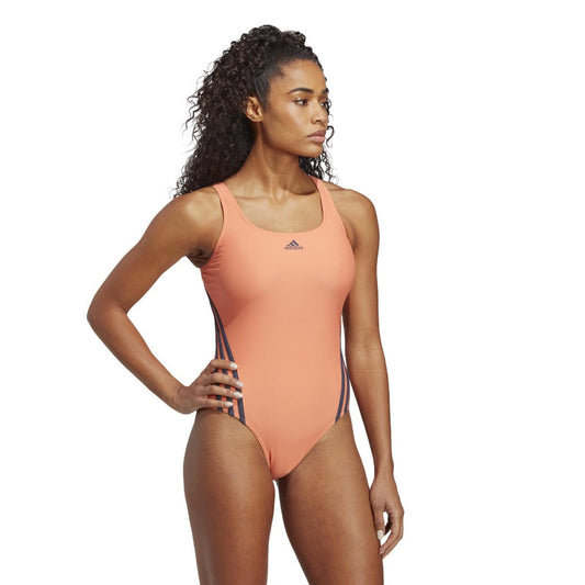 Traje de baño 3 rayas adidas - Amarillo mostaza