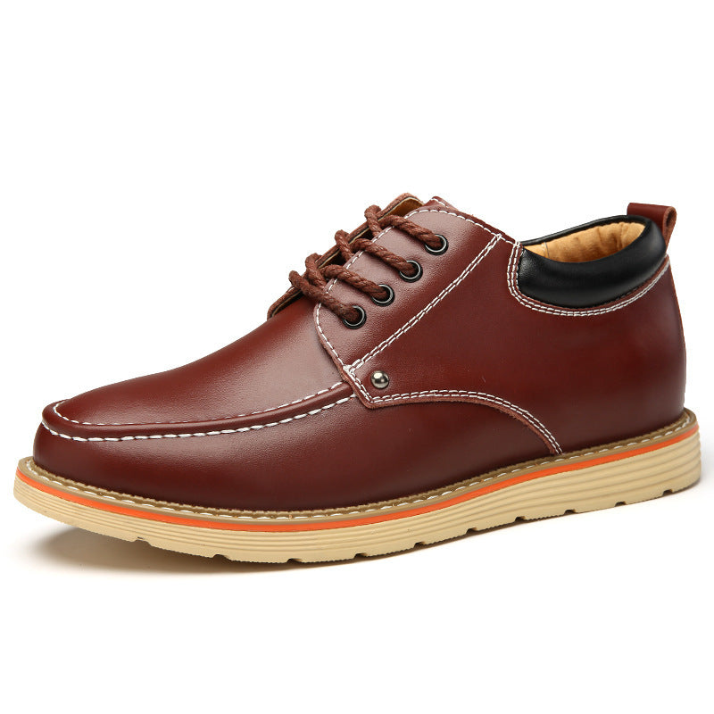 Men's Height Increasing Leather Shoes